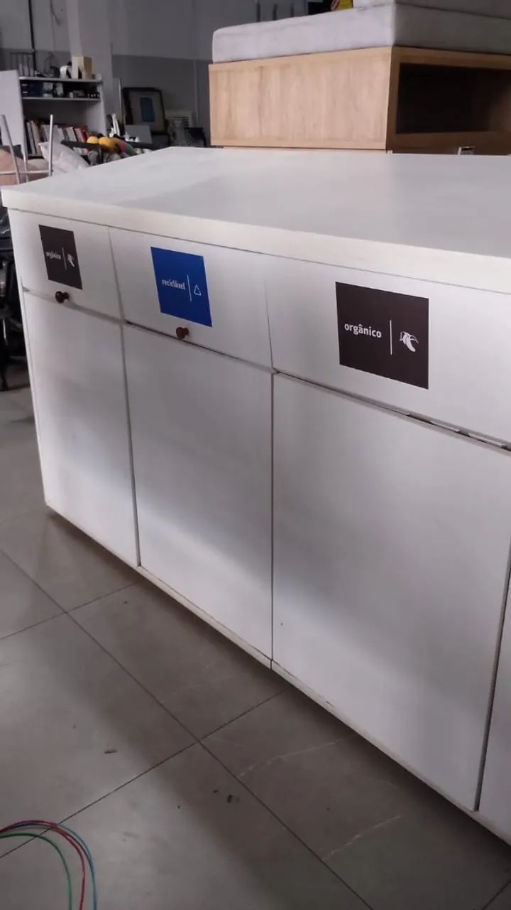 Armário Seletor de Lixo para Ambientes Corporativos - Foto 2