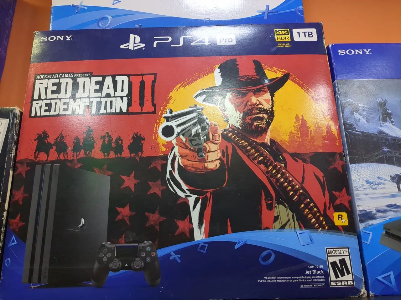 Ps4 com 3 jogos e um controle  - Foto 4