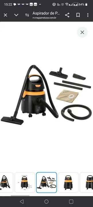 Aspirador de Pó e água   - Foto 4