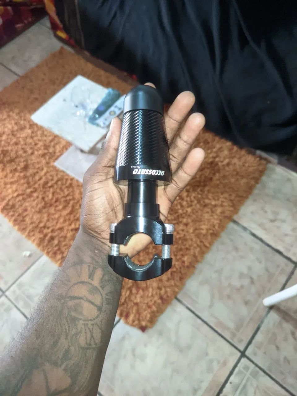 Par de Protetor de Motor para Moto  - Foto 4