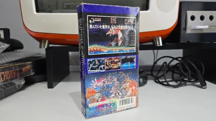 Jogo Super Ghouls and Ghosts original japones na caixa Super