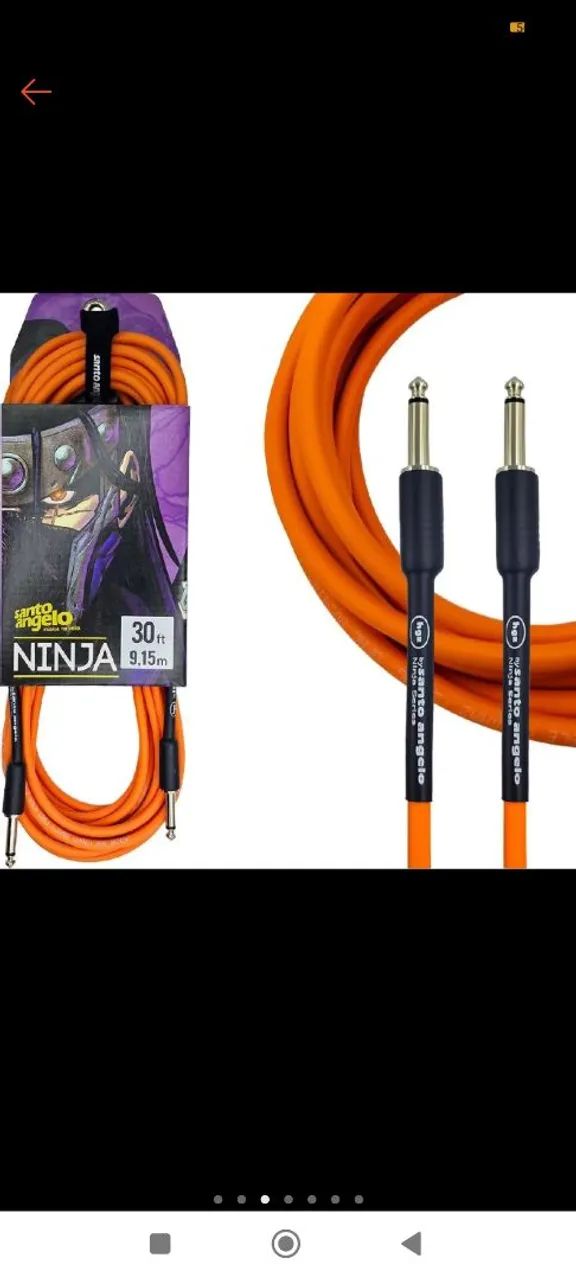 Cabo p10 dupla blindagem - Foto 4