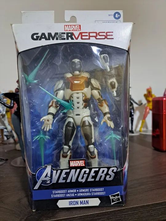 Iron Man Starboost Armor - Figura de Ação Marvel Gamerverse