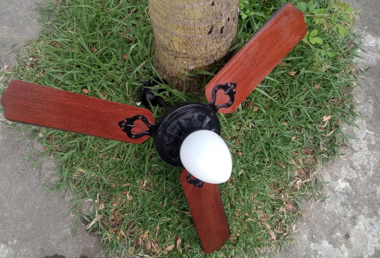 VENTILADOR DE TETO: MADEIRA  - Foto 4