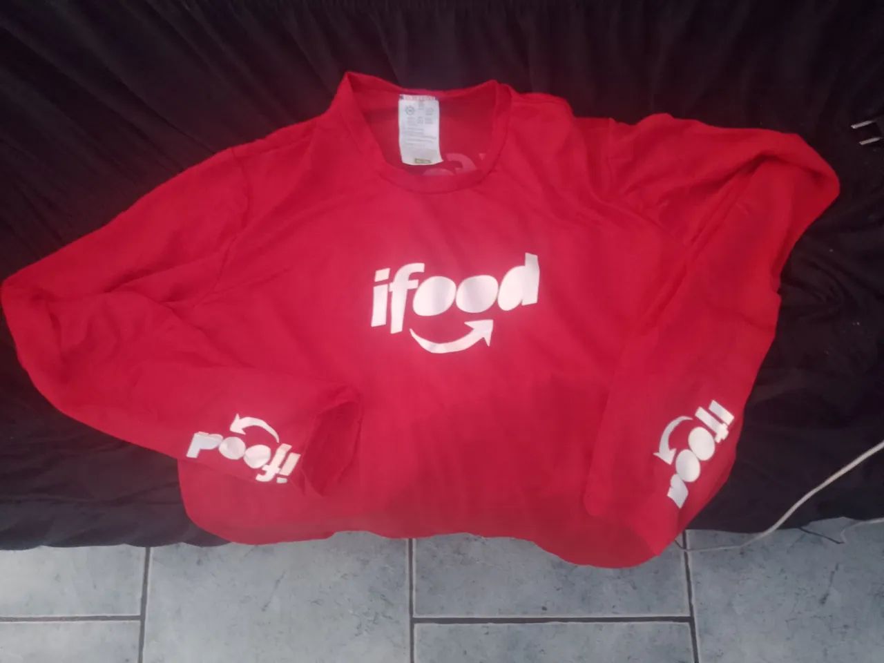 Camisa motoentregador semi nova proteção UV 