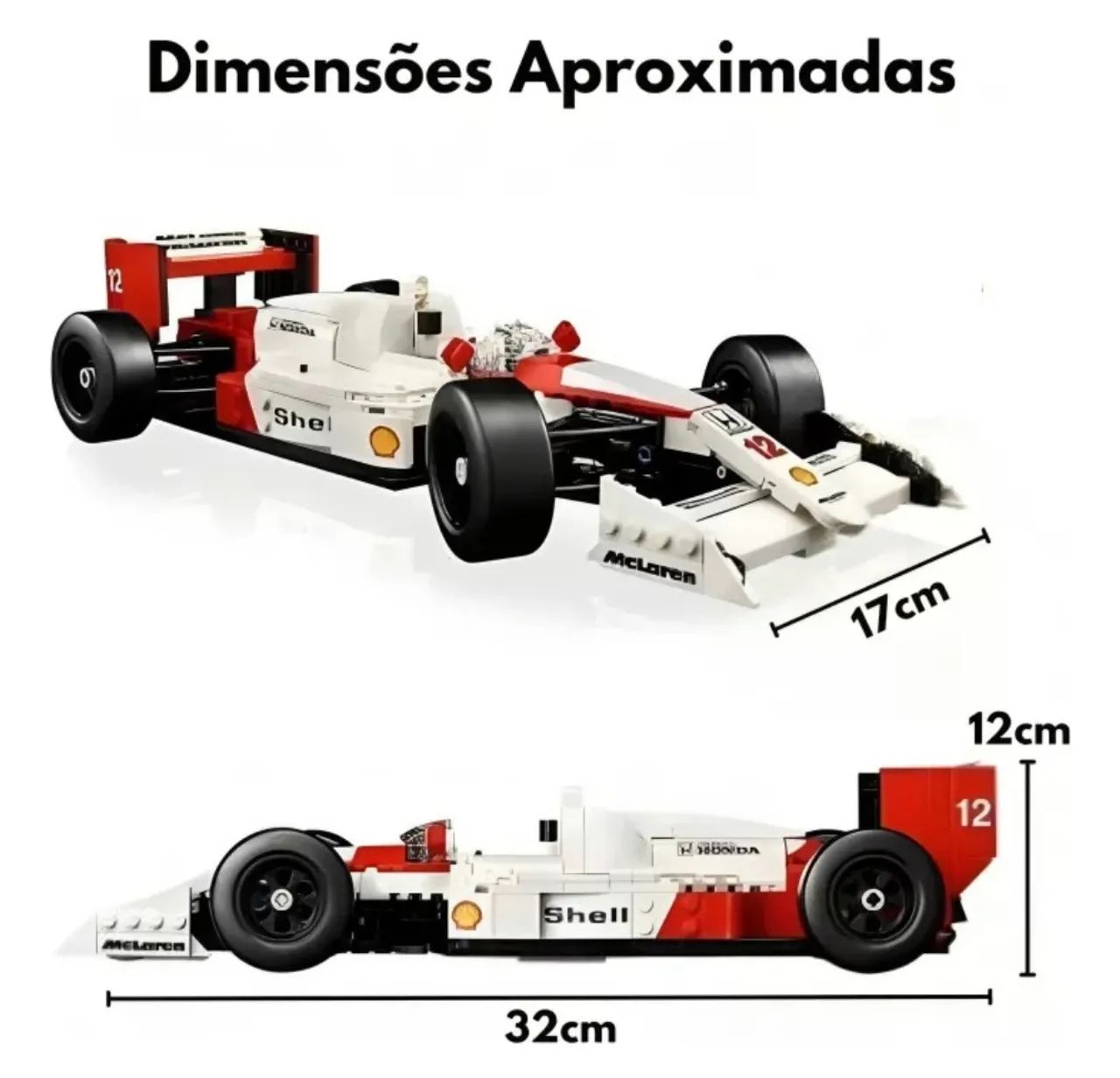 LEGO Icons McLaren MP4/4 & Ayrton Senna - Novo - Foto 3