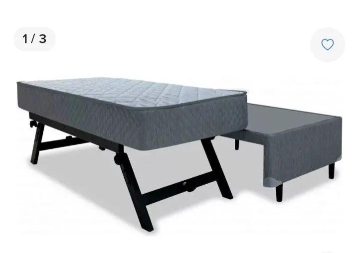 Cama Box Casal com Estrutura de Madeira - Foto 2