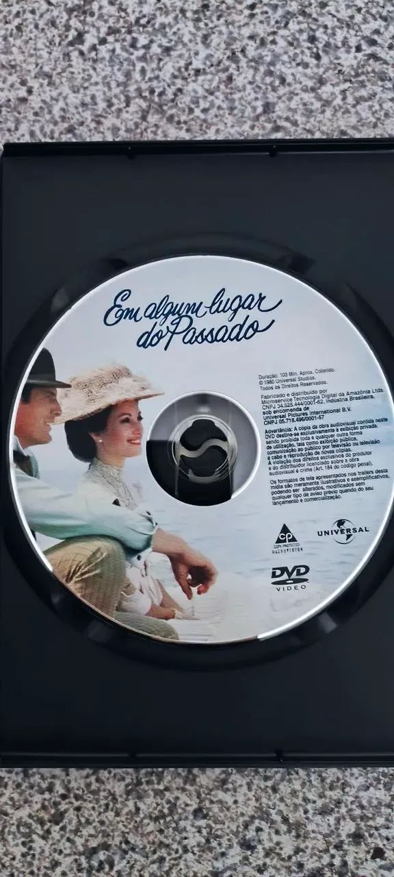 DVD Em Algum Lugar do Passado - Christopher Reeve e Jane Seymour - Foto 3