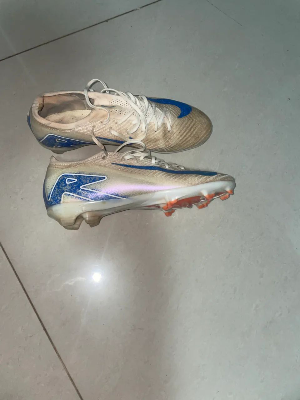 Chuteira Campo Nike Zoom 16 Branca  - Foto 4