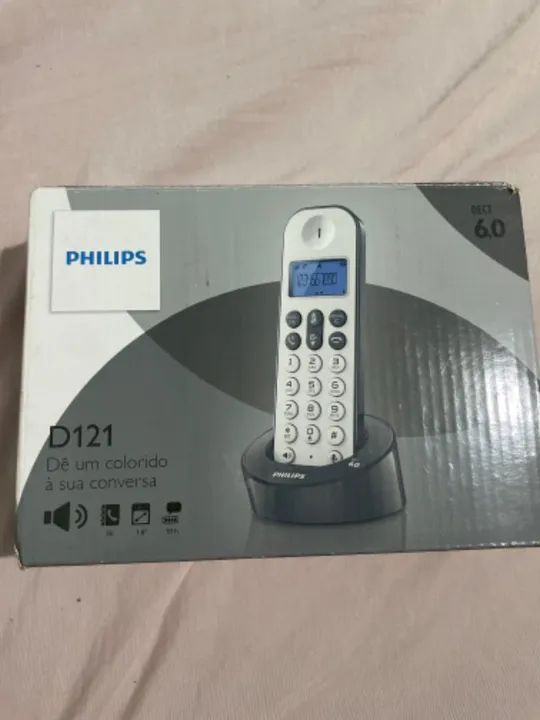 Telefone  sem fio fixo philips