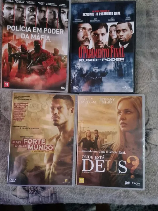DVDs de filmes em português -10 filmes R$40tudo