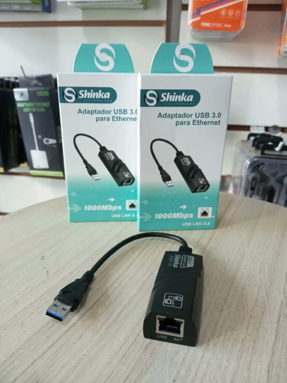 ADAPTADOR USB PARACABO DE REDE RJ45 10/100/1000