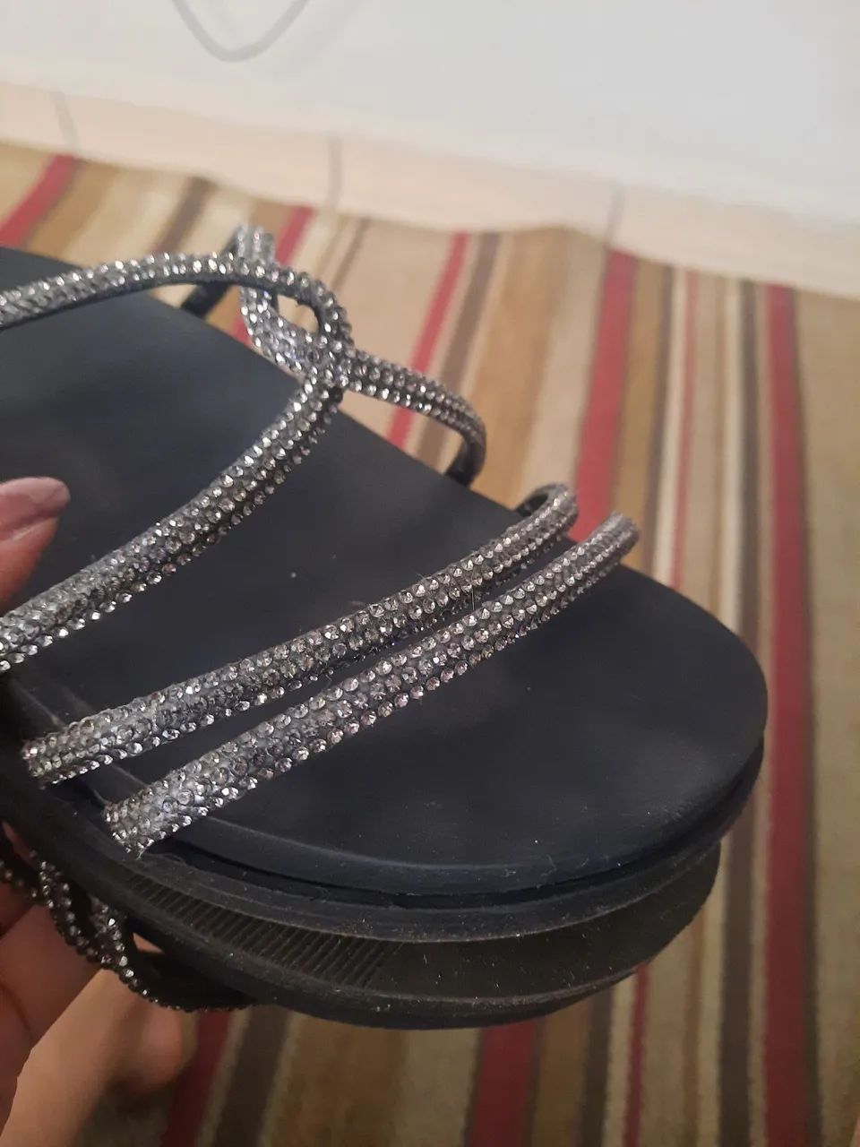 Papete milano Femininas Strass - Conforto e Estilo! - Foto 3