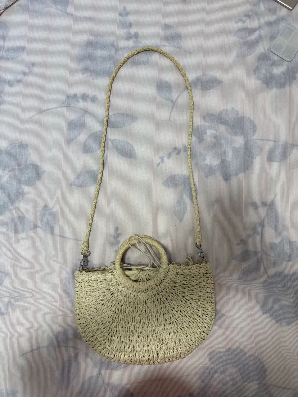 Bolsa de praia de palha