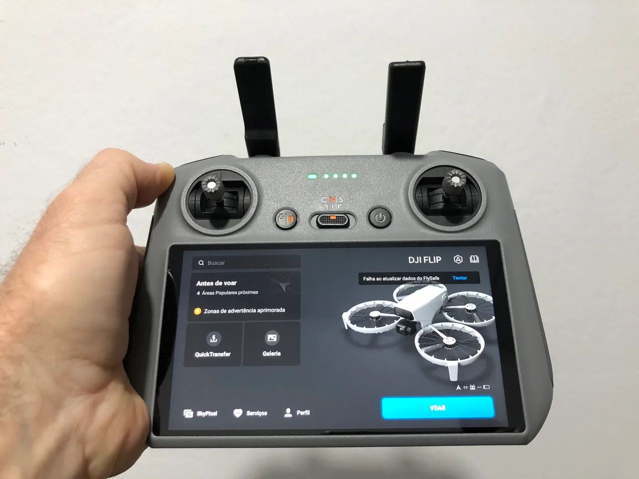 Drone Dji Flip  com tela 2 baterias bolsa  - Foto 3