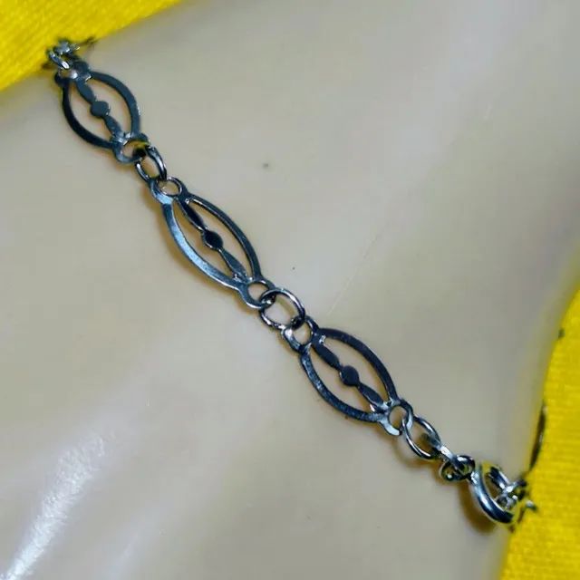 Pulseira Feminina de Prata Polida