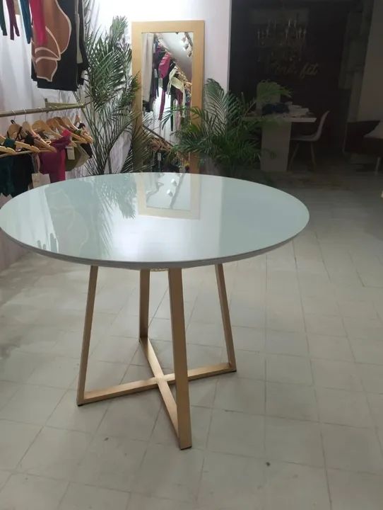 Mesa de vidro redonda  - Foto 3