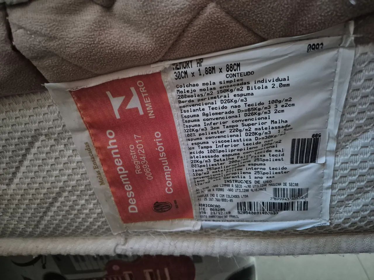 Colchão de mola ensacada ecopremium  - Foto 6