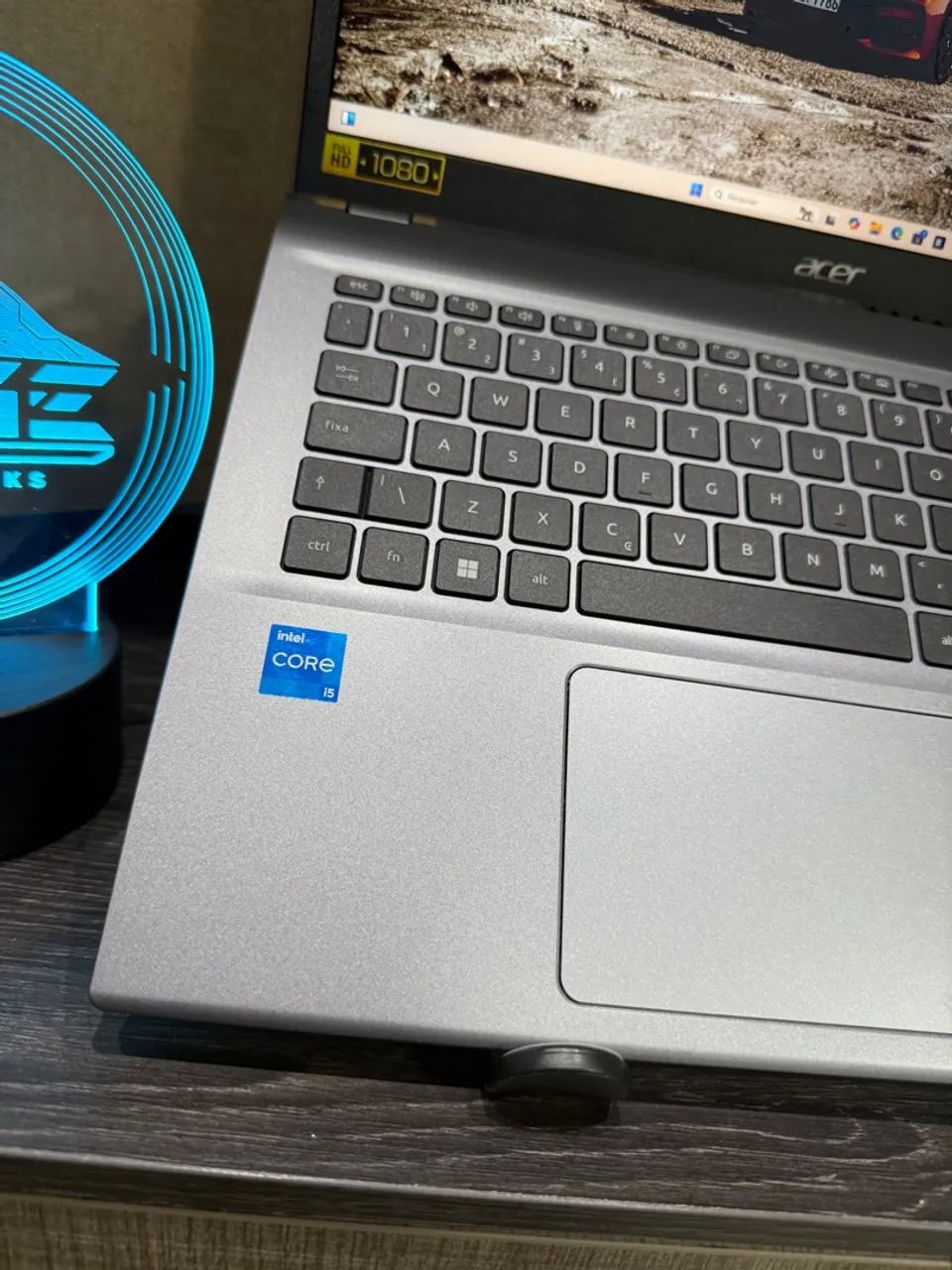 Notebook ACER Aspire 5 8GB SSD 256GB INTEL I5 12th Na Garantia Acer - Foto 3