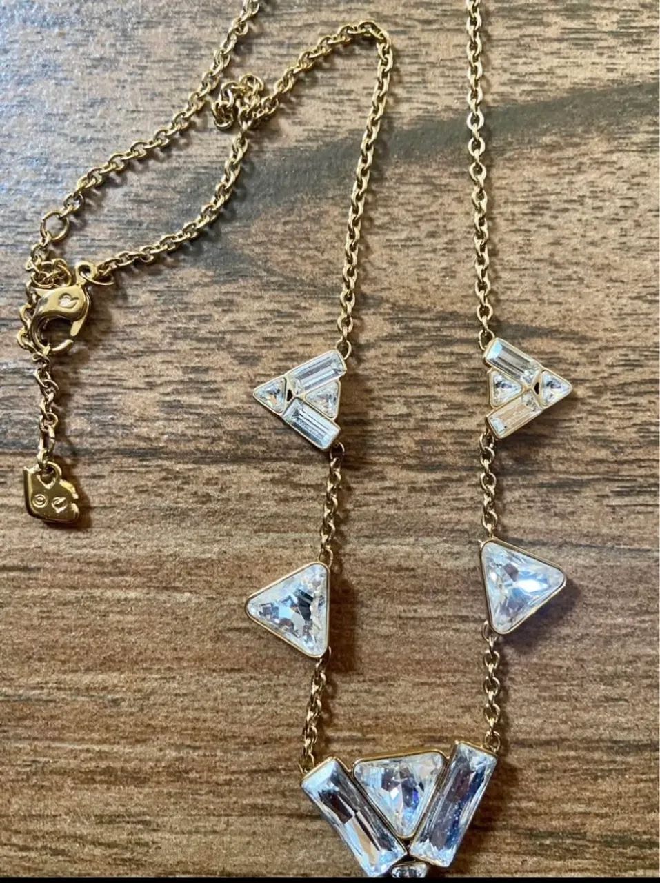 Colar de Swarovski doroudo Novo Importado EUA 