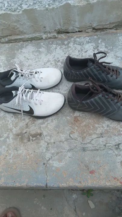 Vende-se uma chuteira society da Nike Vietnã e uma chuteira da society da puma original  - Foto 2