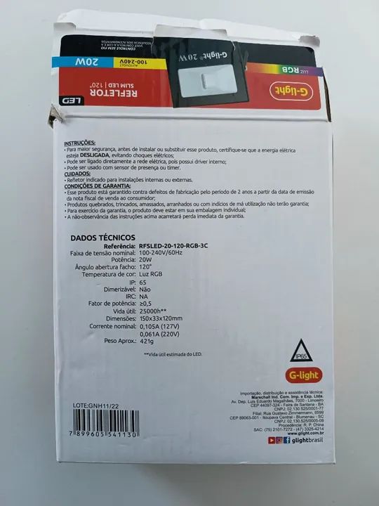 Refletor Led 20w RGB  - Foto 4