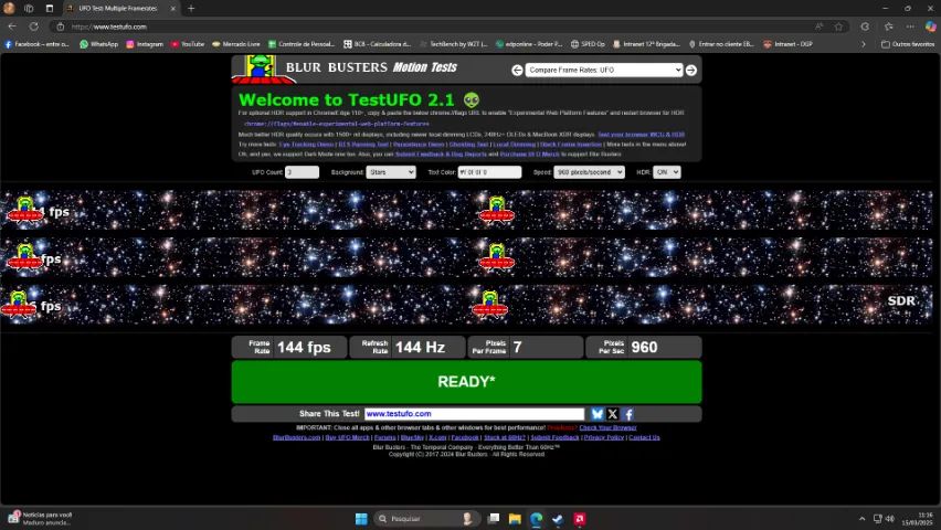 Monitor PCFort Concórdia 24pol 144hz FullHD 1ms - Foto 3