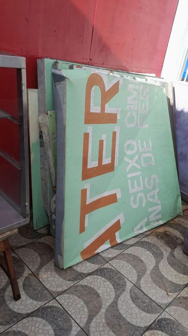 Vendo 6 placas de chapa galvaniza Grossa 1,20x1,20<br>Grossa <br>1,20 X 1,20<br>Grossa <br>1,20 X 1,20 - Foto 3