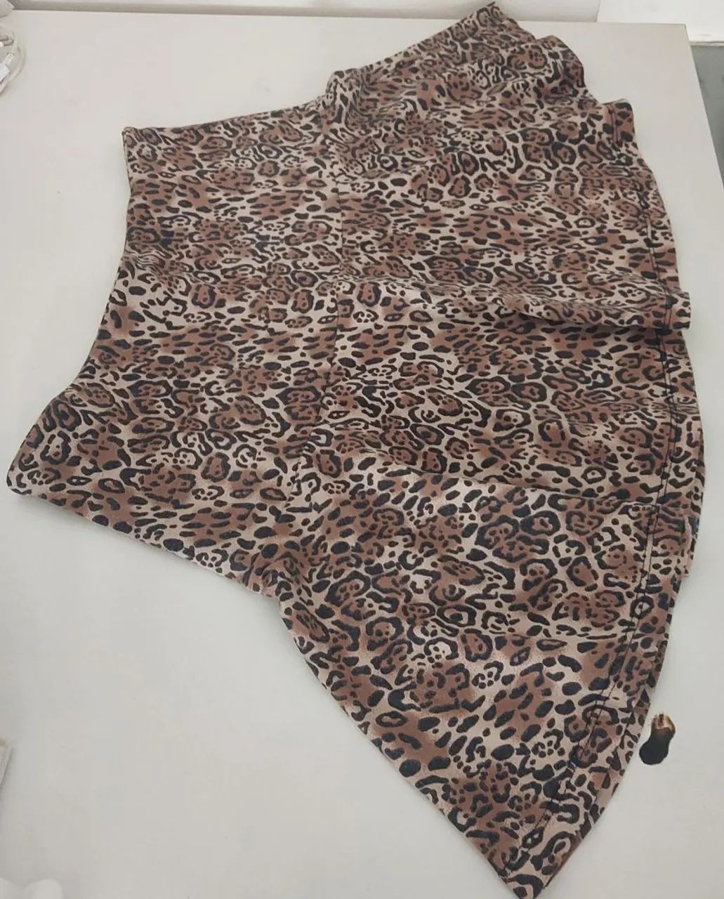 Saia animal print tamanho P - Foto 4