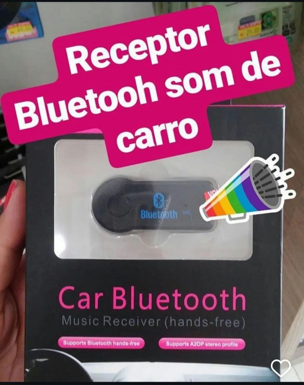 Receptor Bluetooth para Carro - Conecte seu celular! - Foto 3