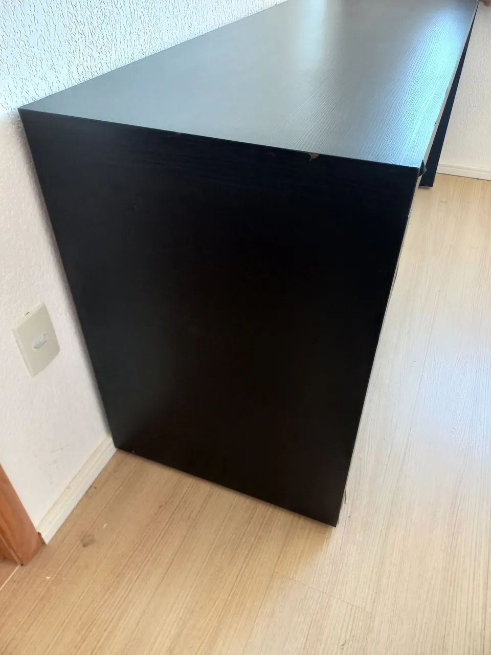 Escrivaninha moderna preta - Foto 3