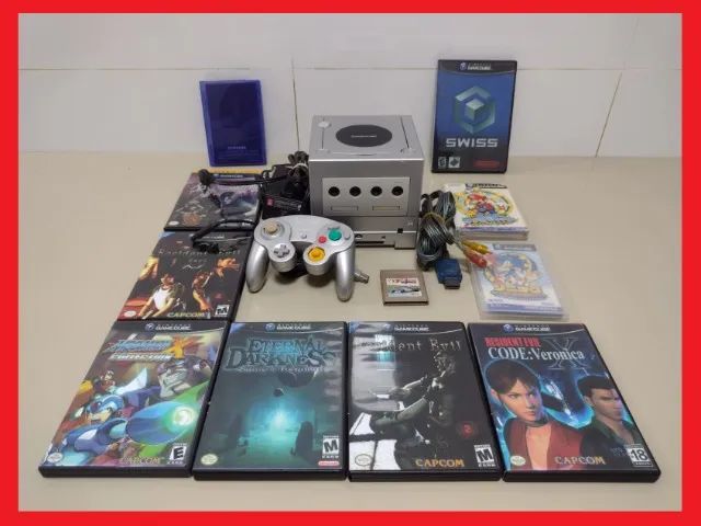Nintendo Gamecube Limited Edition Cor Platinum Com Game Boy