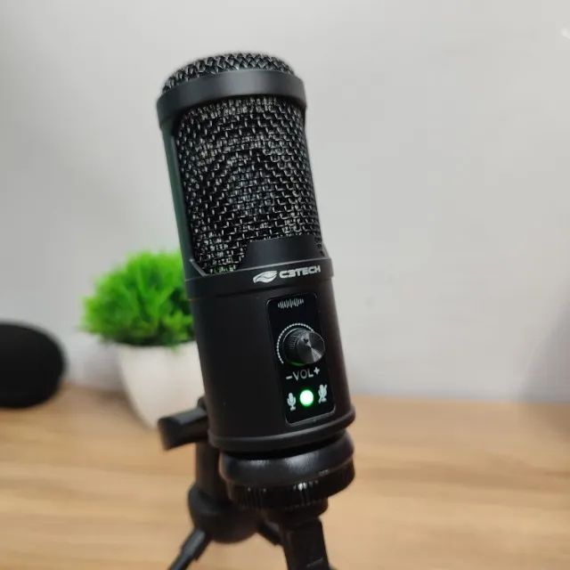 Microfone Streaming USB MI?50BK C3Tech - Foto 2