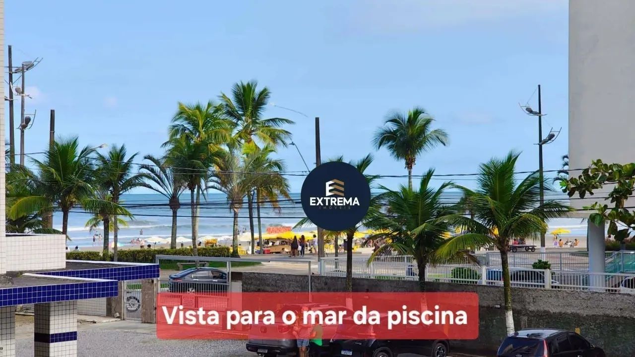 Vista Incrível para o Mar na Ocian! Seu Novo Lar Mobiliado com Lazer Completo por R$ 360 m