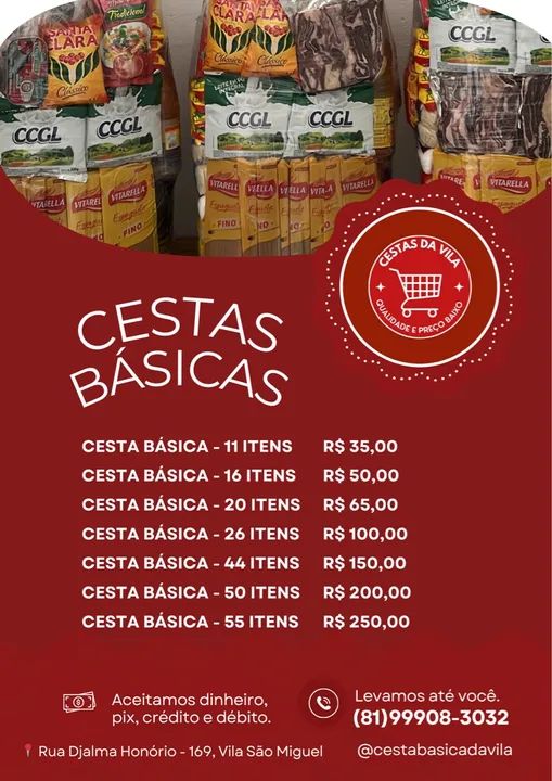 CESTA BÁSICA - A MELHOR DE RECIFE - Foto 2