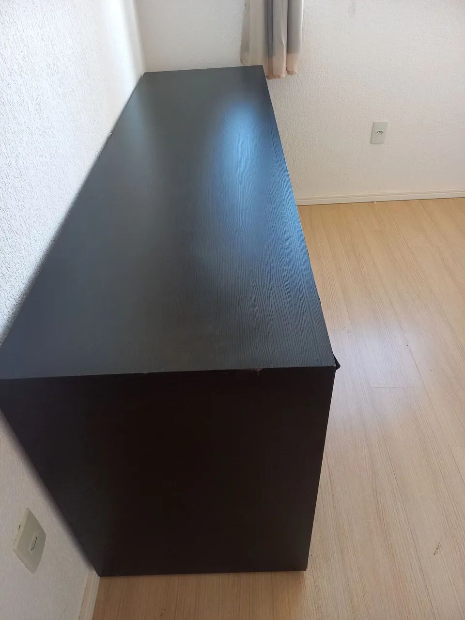 Escrivaninha moderna preta - Foto 2