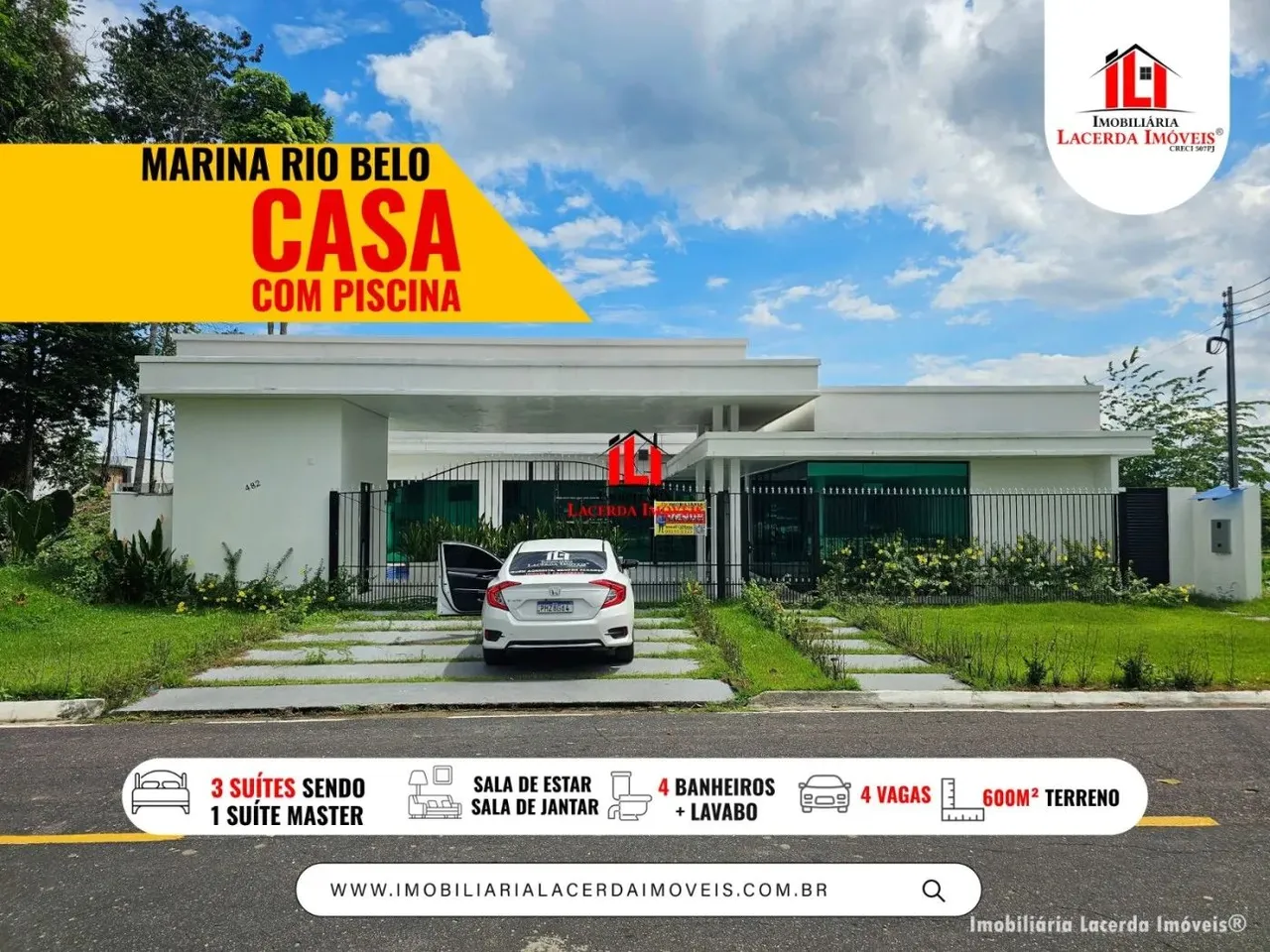 Casa em Condomínio para Venda em Manaus, Ponta Negra, 3 dormitórios, 3 suítes, 4 banheiros
