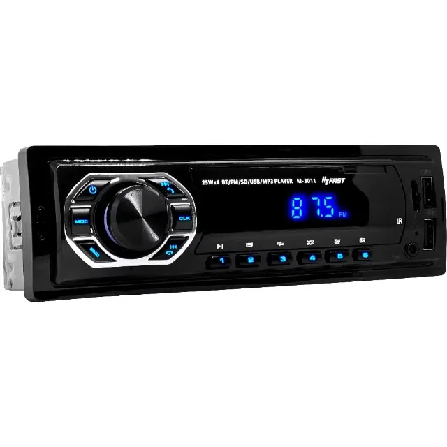 Som Radio Mp3 Bluetooth Para Carro Visor Com Led Entrada Usb e Auxiliar Fm