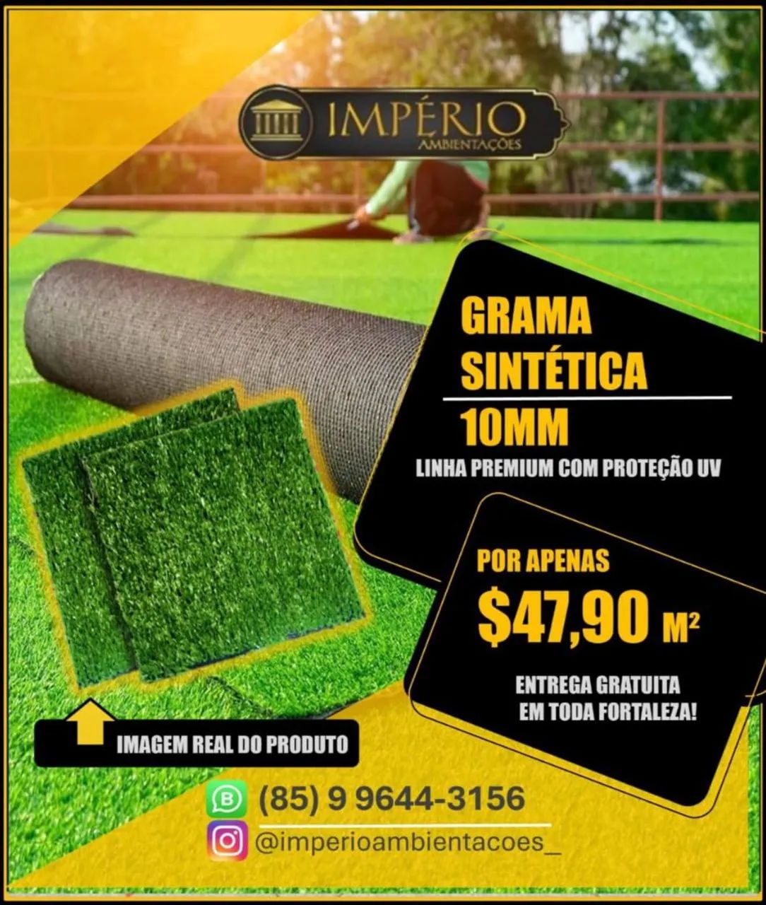 Grama sintética em promoção!