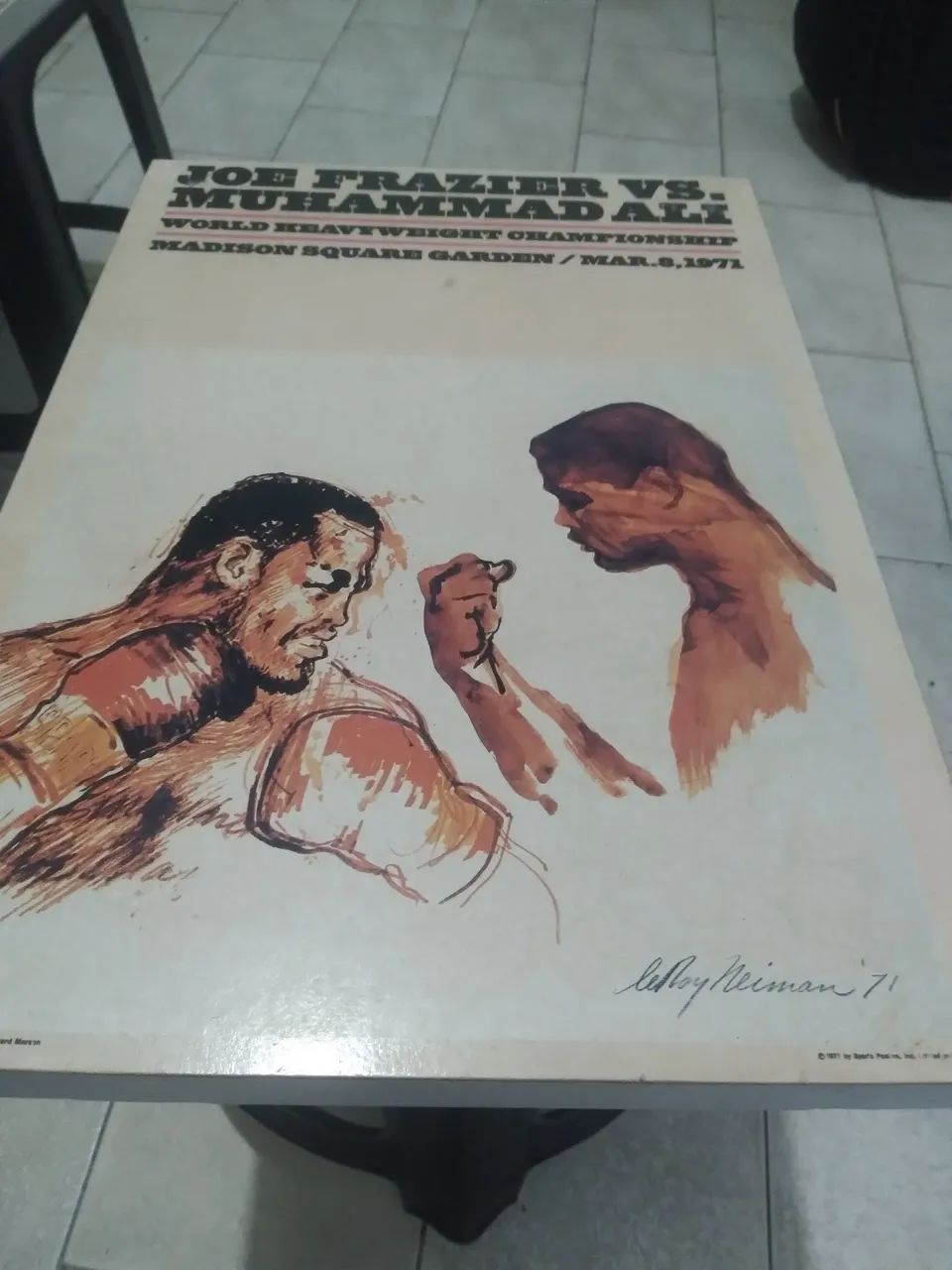 Pôster Joe Frazier vs. Muhammad Ali - 1971