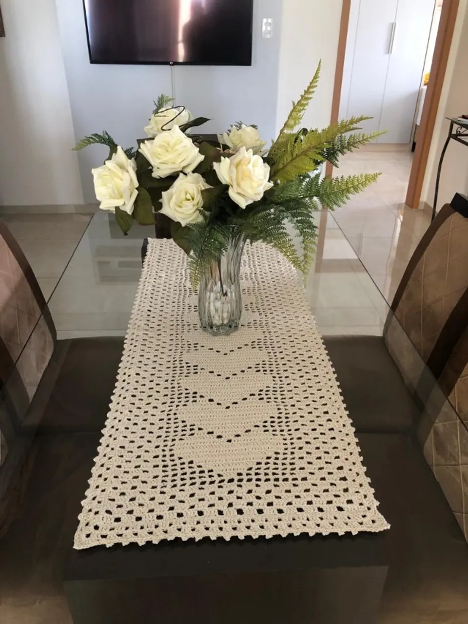 CAMINHO DE MESA RETANGULAR 1,14x45