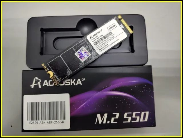 SSD 256GB M.2 NVME, Gen3x4 2280 NOVO (Já com Win 10 PRO - Pré Inst.) - Aceito Cartão/Pix - Foto 2