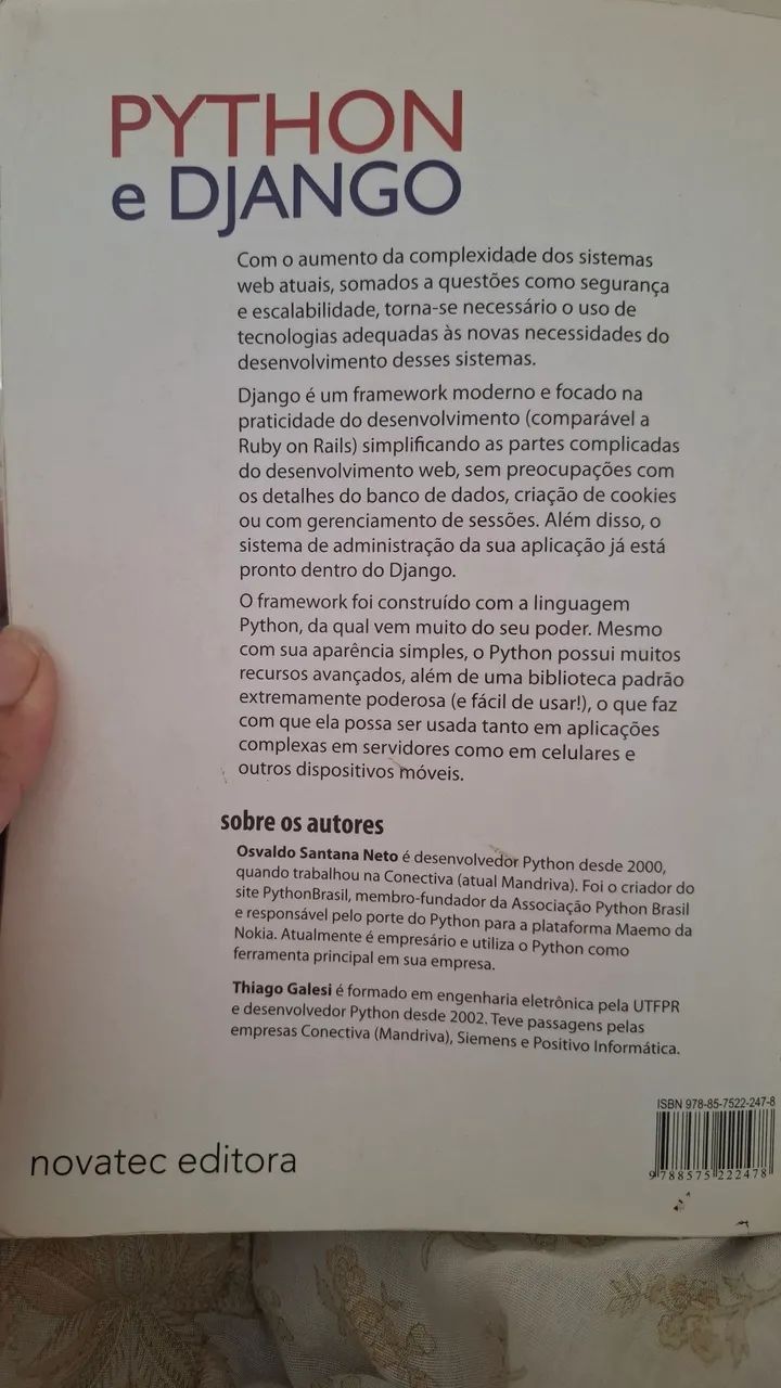 Livro Python e Django - Desenvolvimento Web Ágil - Papelaria - Jardim ...