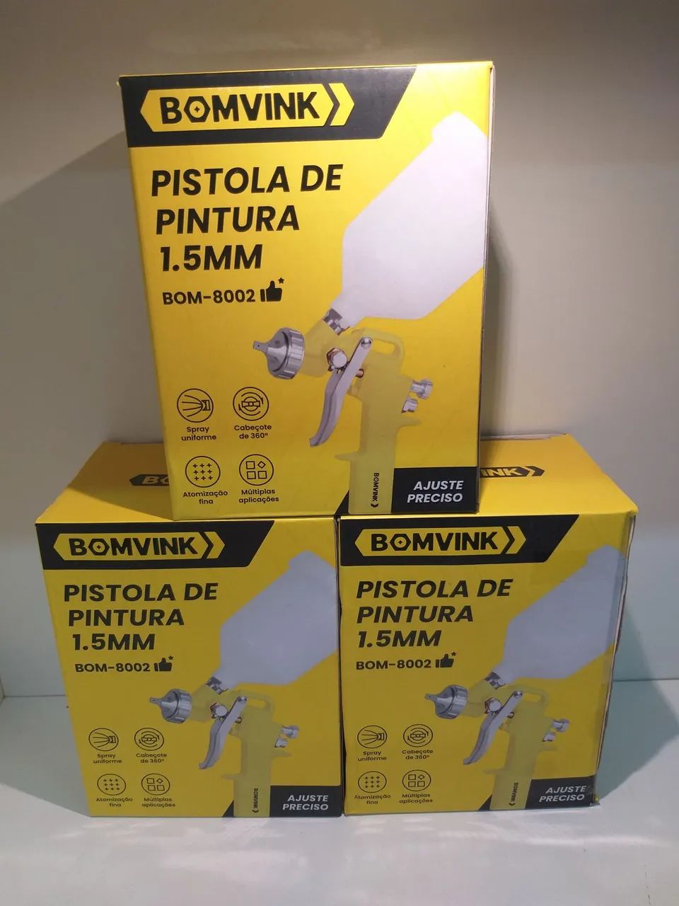 Pistola de Pintura 1.5mm BOMVINK - BOM-8002