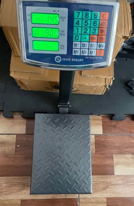 Balança 150kg Com Bateria Interna 