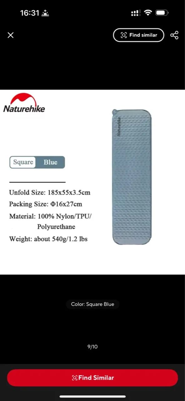 Colchonete Inflável para Camping Naturehike - Foto 3