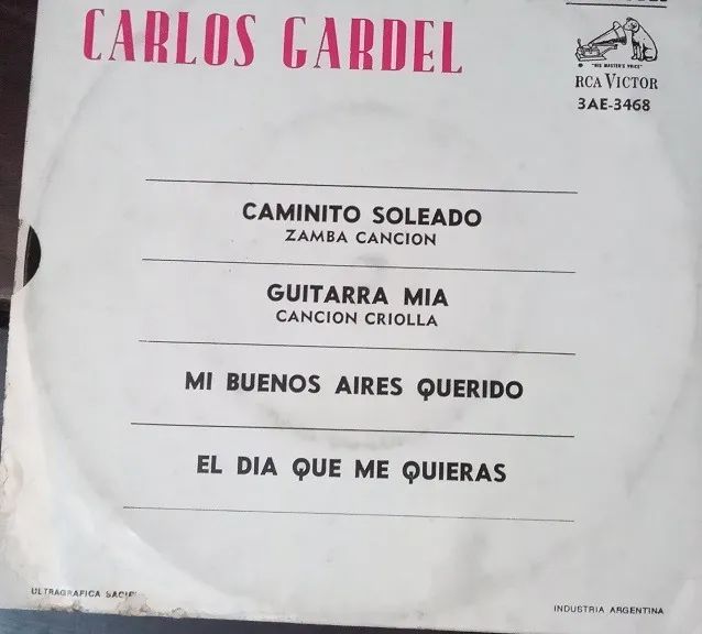 Disco do Carlos Gardel - Anos 50/60 - Raridade  - Foto 2