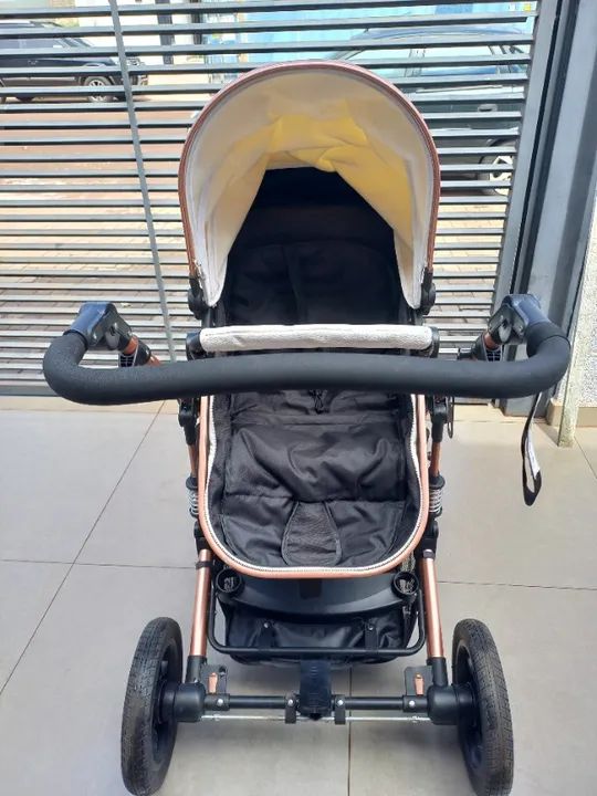 Carrinho de bebê multifuncional seminovo - Foto 3