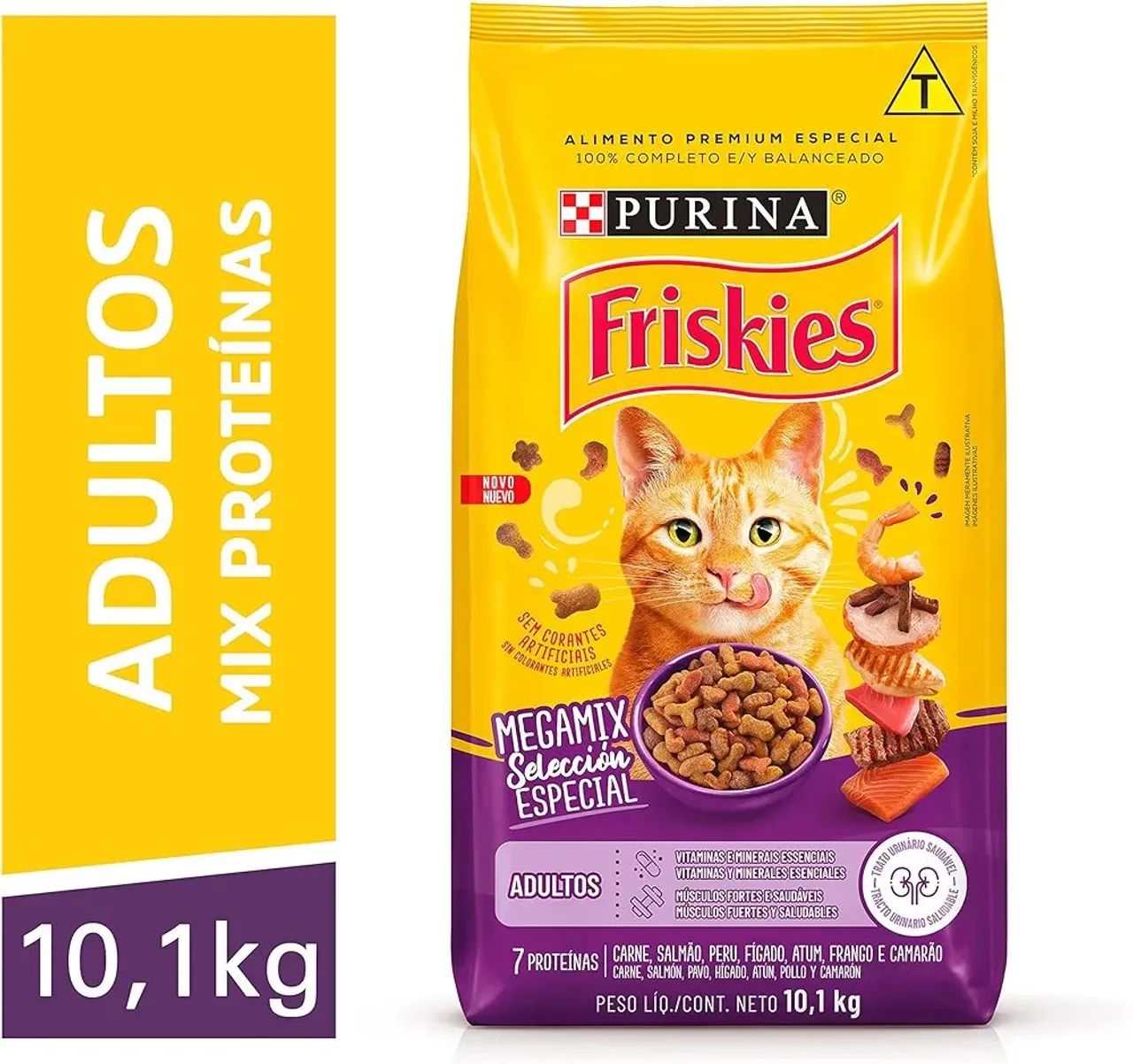 Ração Friskies Megamix Seleção Especial para Gatos Adultos 10,1kg