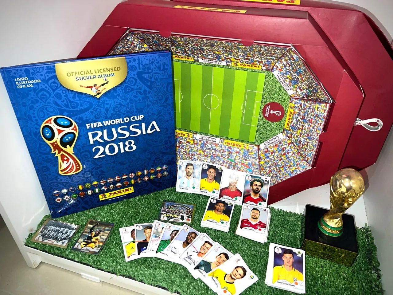 Álbum Copa 2018 Capa Dura COMPLETO (682/682) + Figurinhas Extras! 